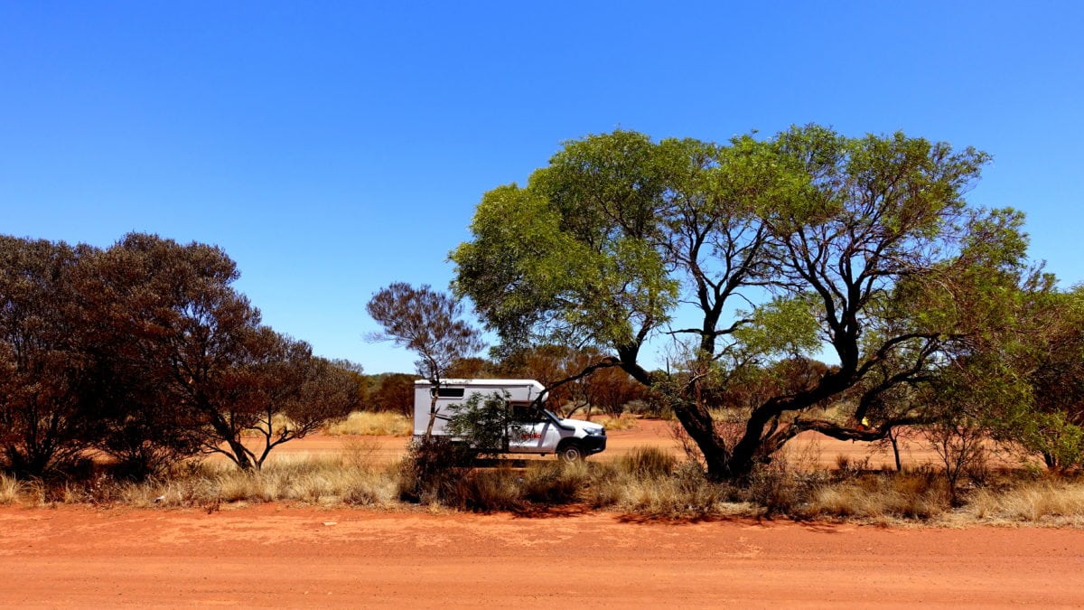 Apollo Camper im Outback von Australien