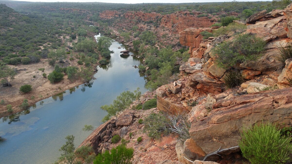 Fluss im Kalbarri Nationalpark an der Westküste Australiens