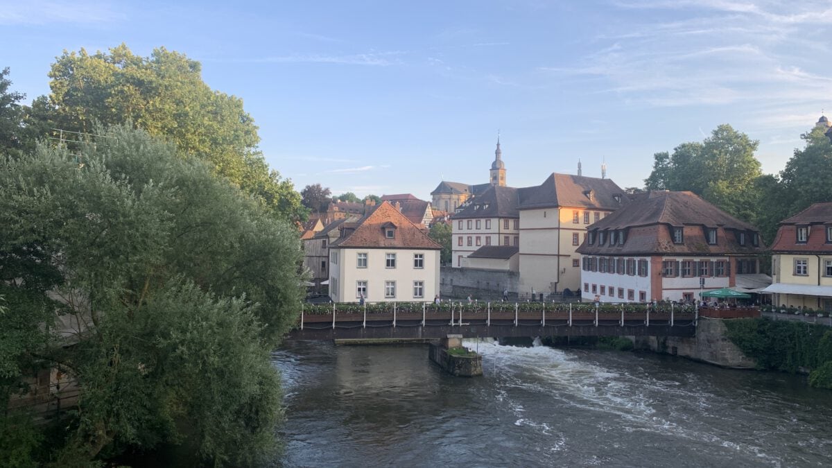 Die Regnitz in Bamberg