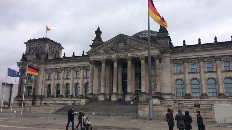 Der deutsche Bundestag in Berlin