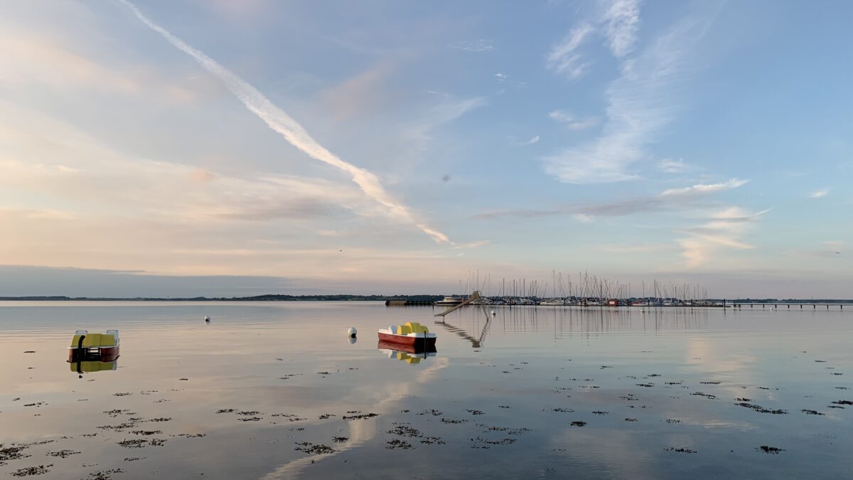 Abendstimmung am Meer in Bockholm-Wik