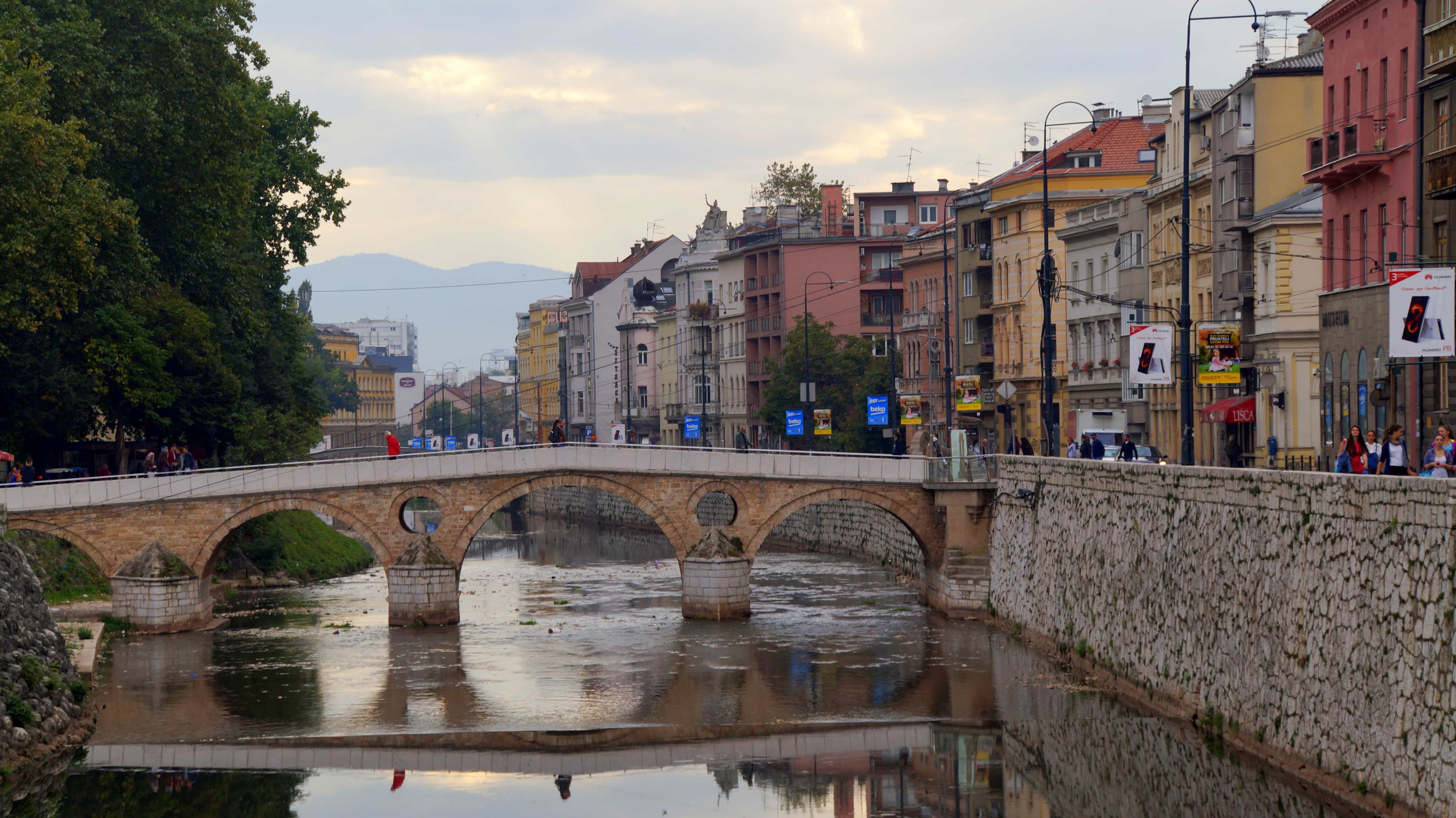 Brücke in Sarajevo in Bosnien Herzegowina