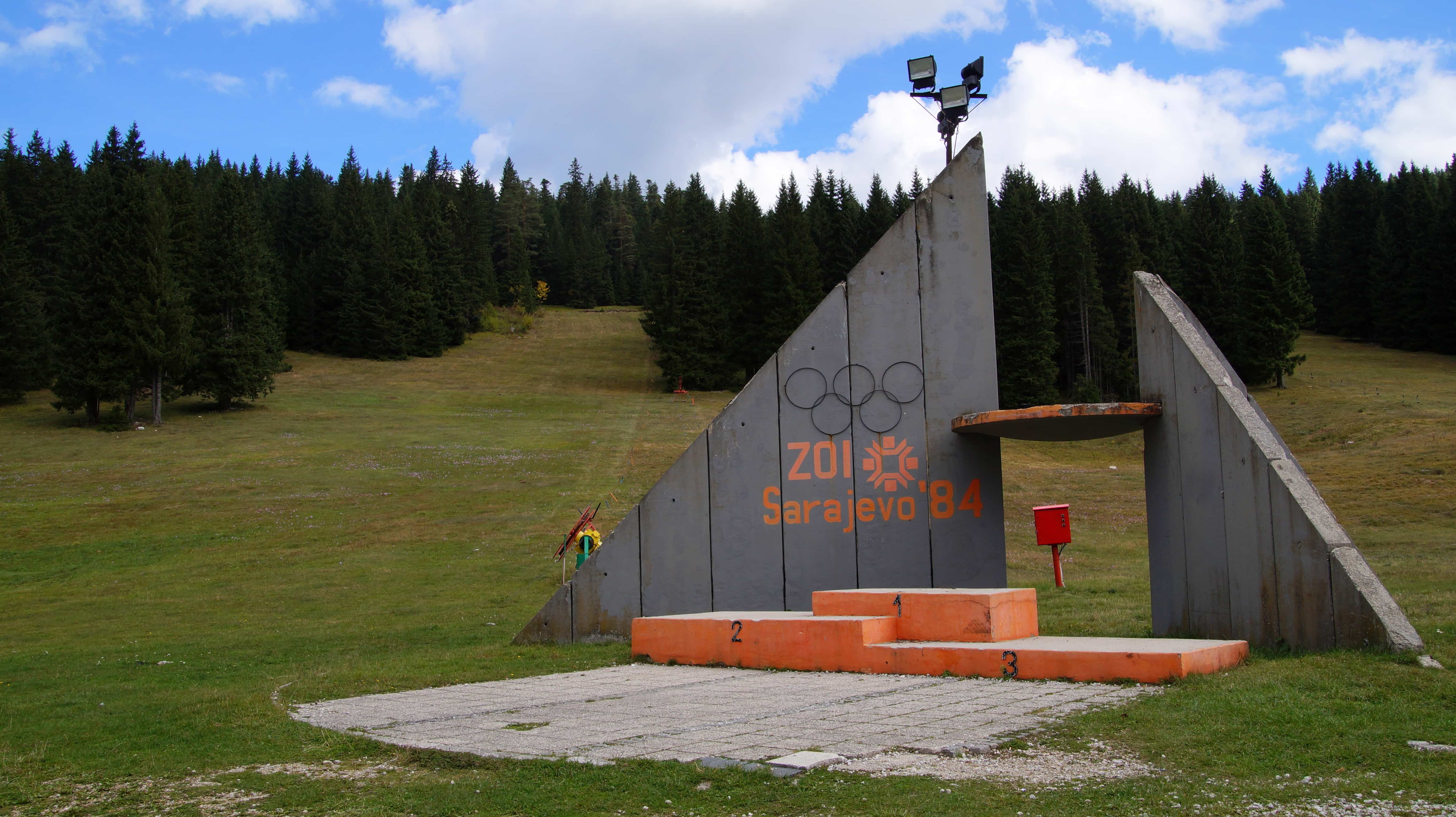 Denkmahl in Sarajevo in Bosnien Herzegowina