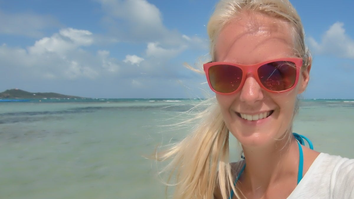 Birte als digitale Nomadin auf Martinique