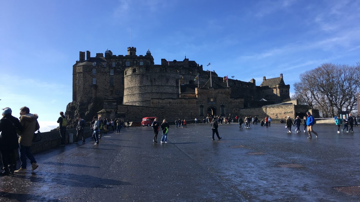 Edinburgh Castle auf dem Castle Hill
