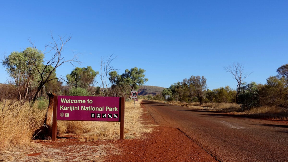 Eingang zum Karijini Nationalpark