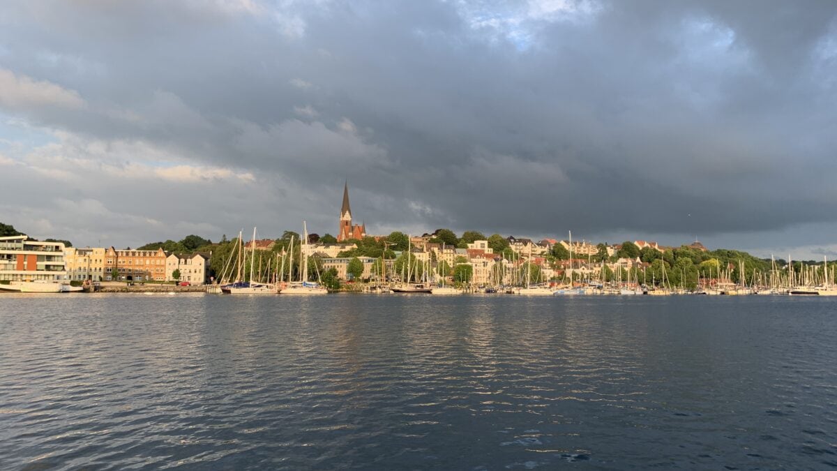 Skyline von Flensburg