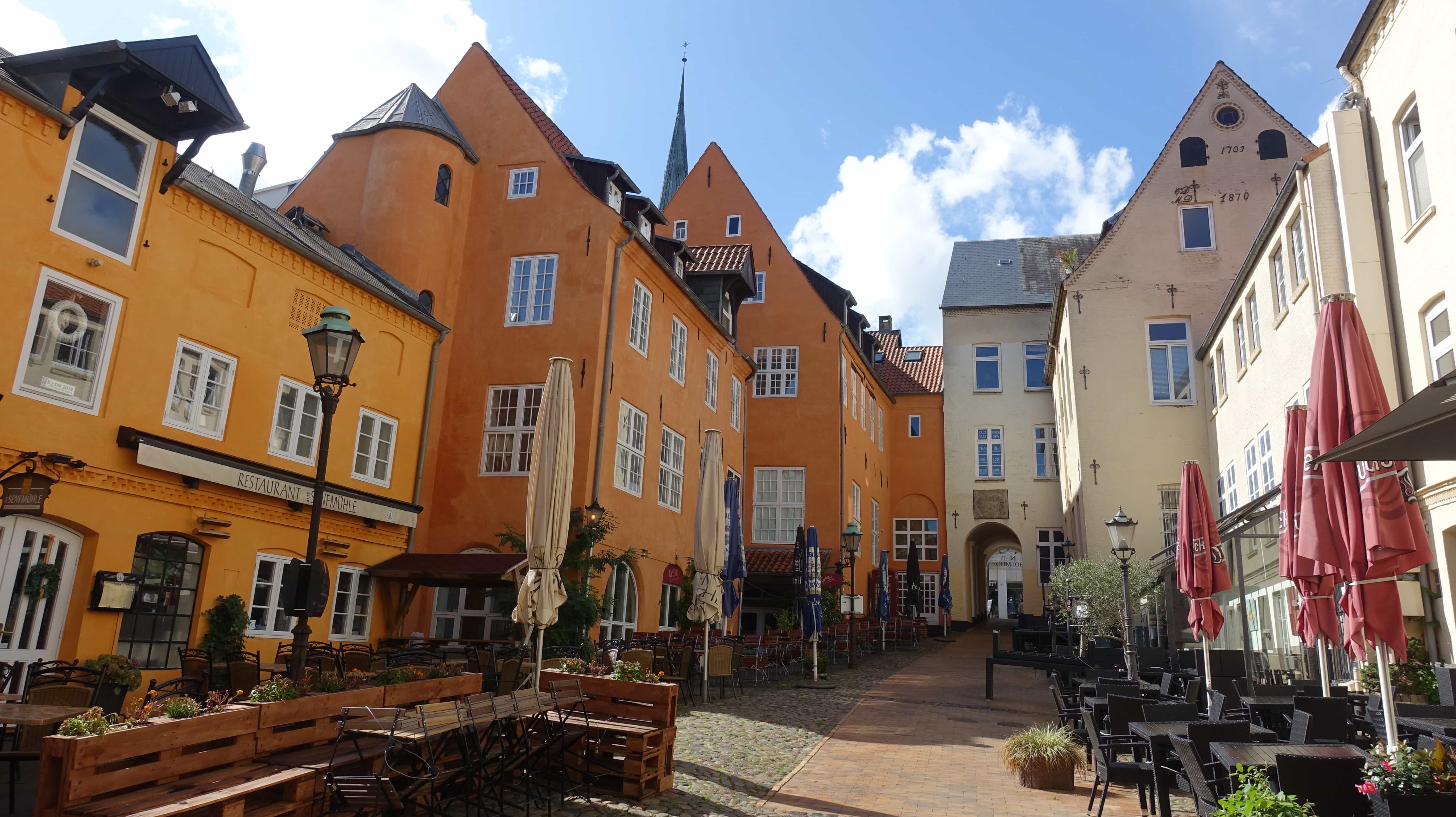 Hinterhof in Flensburg