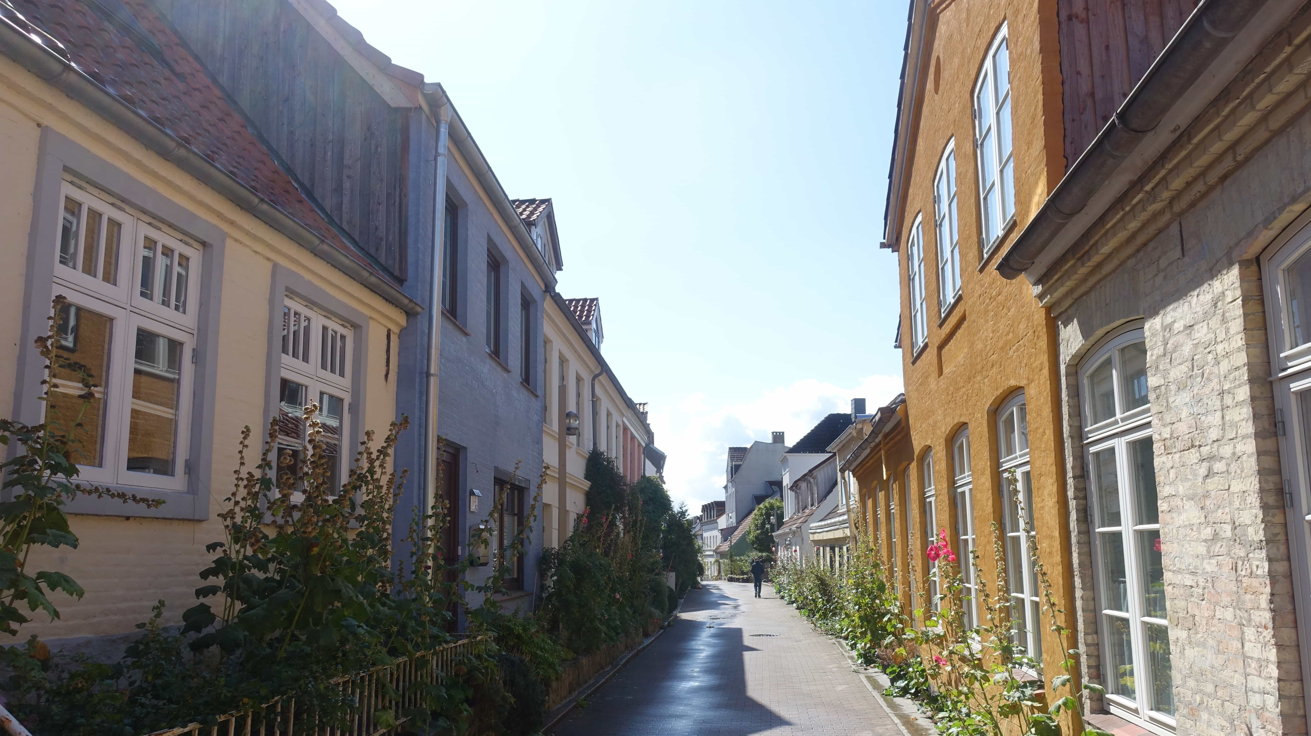 Kleine Gassen in Jürgensby in Flensburg