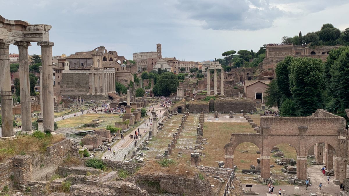 Das Forum Romanum in Rom