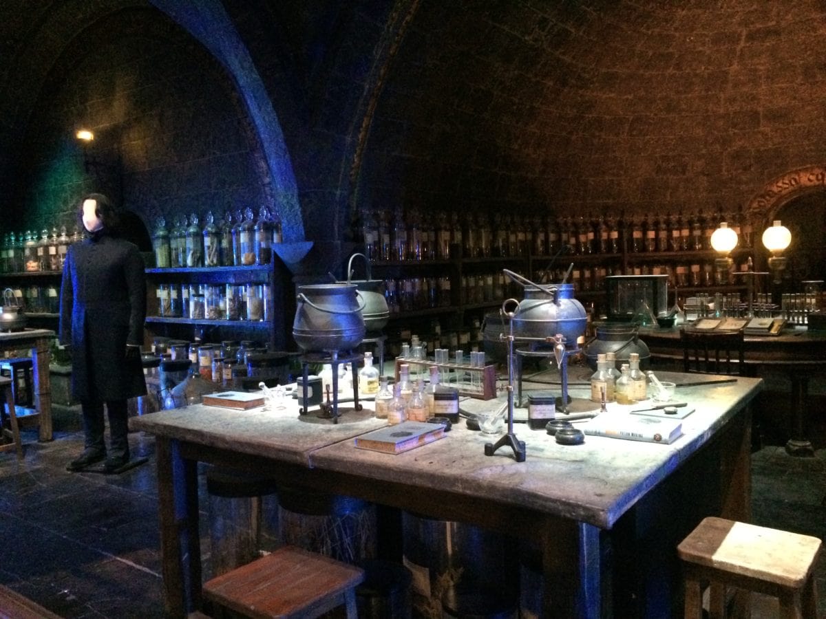 Klassenraum für Zaubertränke in Hogwarts