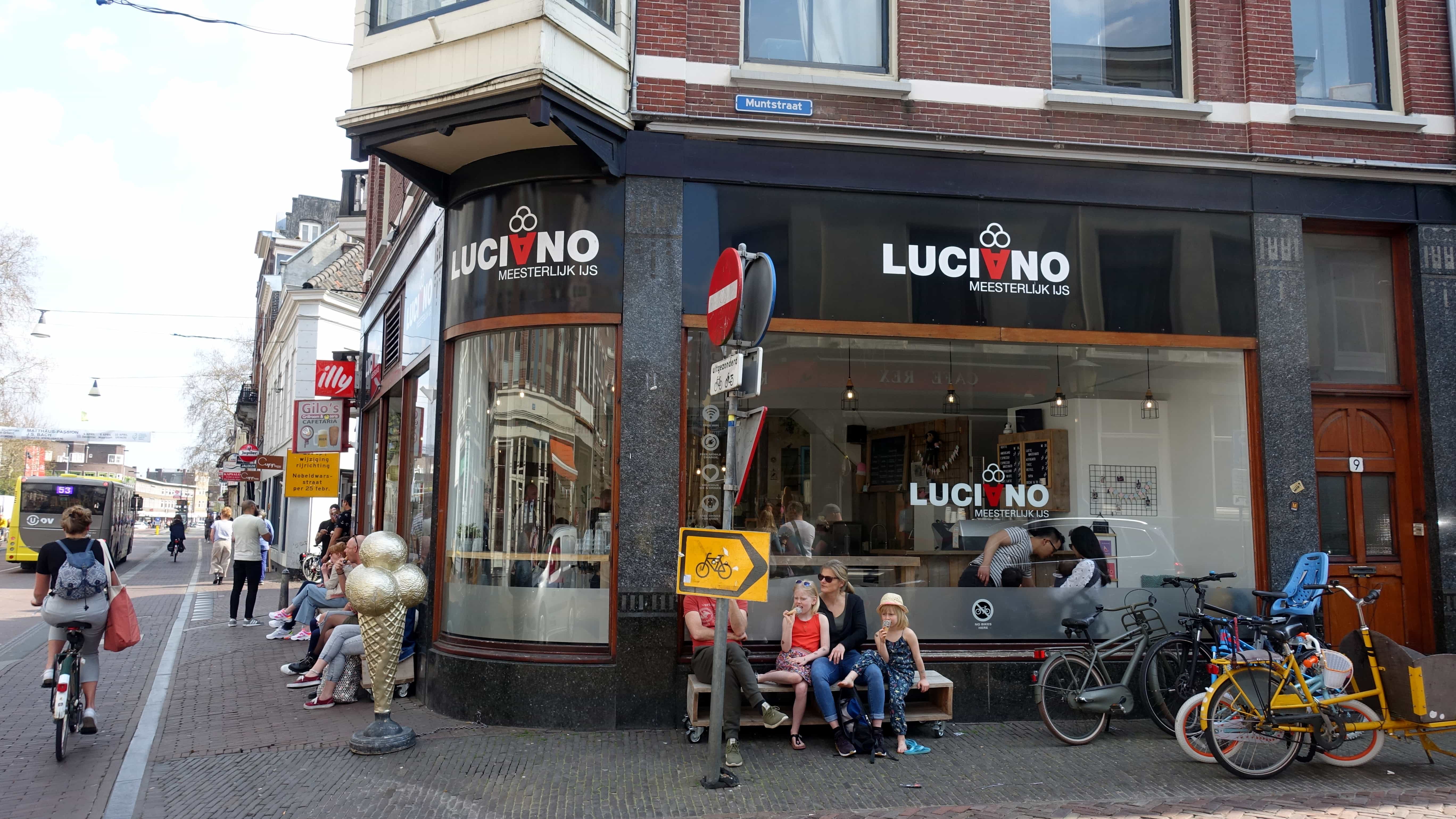 Eiscafé Luciano in Utrecht in Holland