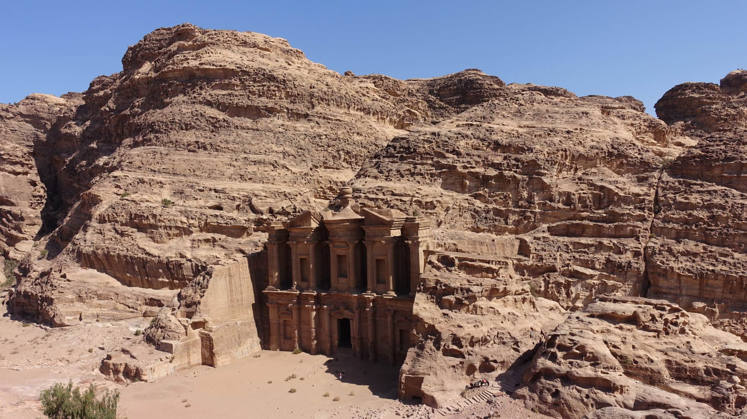 Das Kloster Ad Deir in Petra in Jordanien