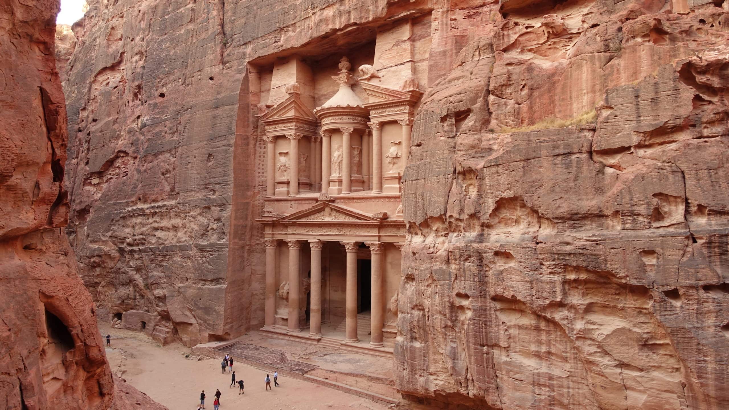 Das Schatzhaus in Petra in Jordanien