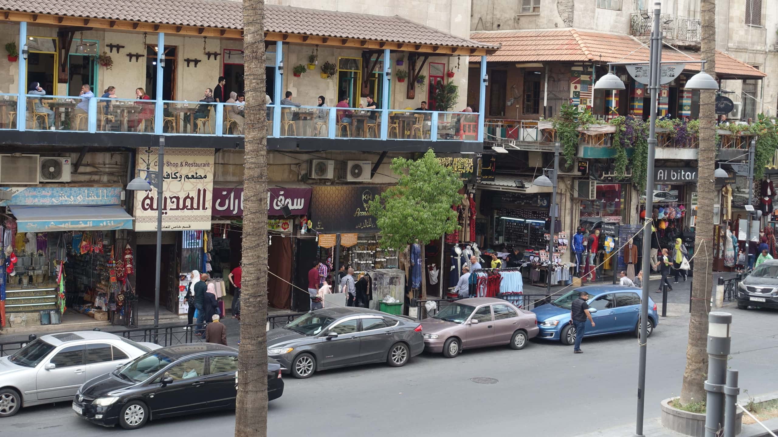 Straßenszene in Amman in Jordanien