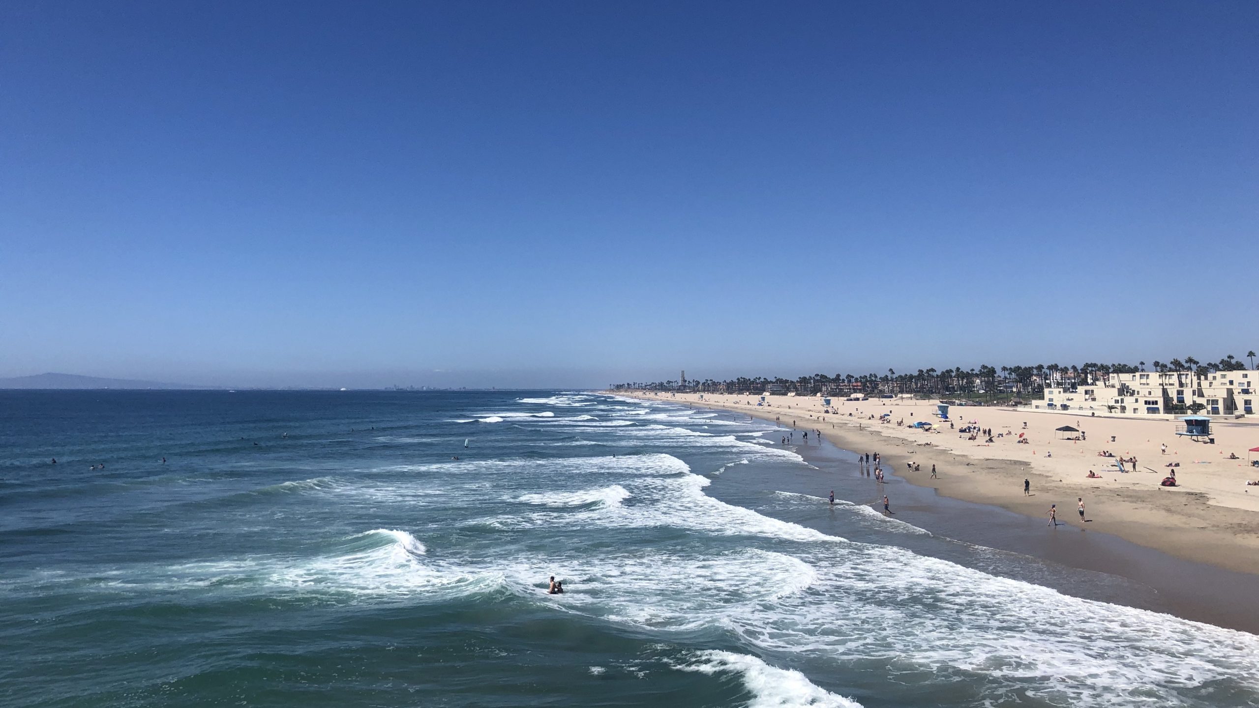 Der Huntington Beach in Kalifornien