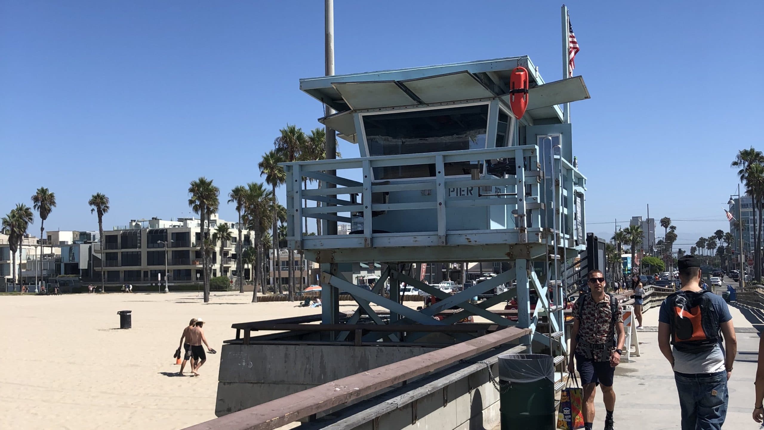 Ist das Baywatch? Der Venice Beach in Kalifornien