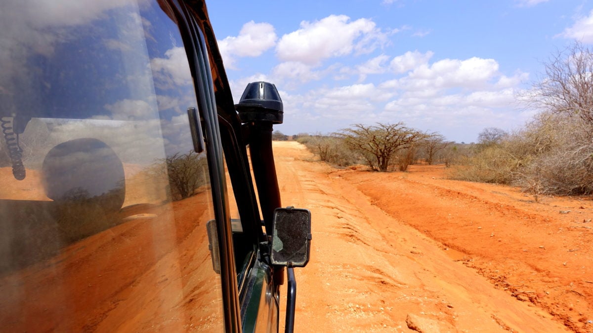 Safari im Tsavo East National Park in Kenia