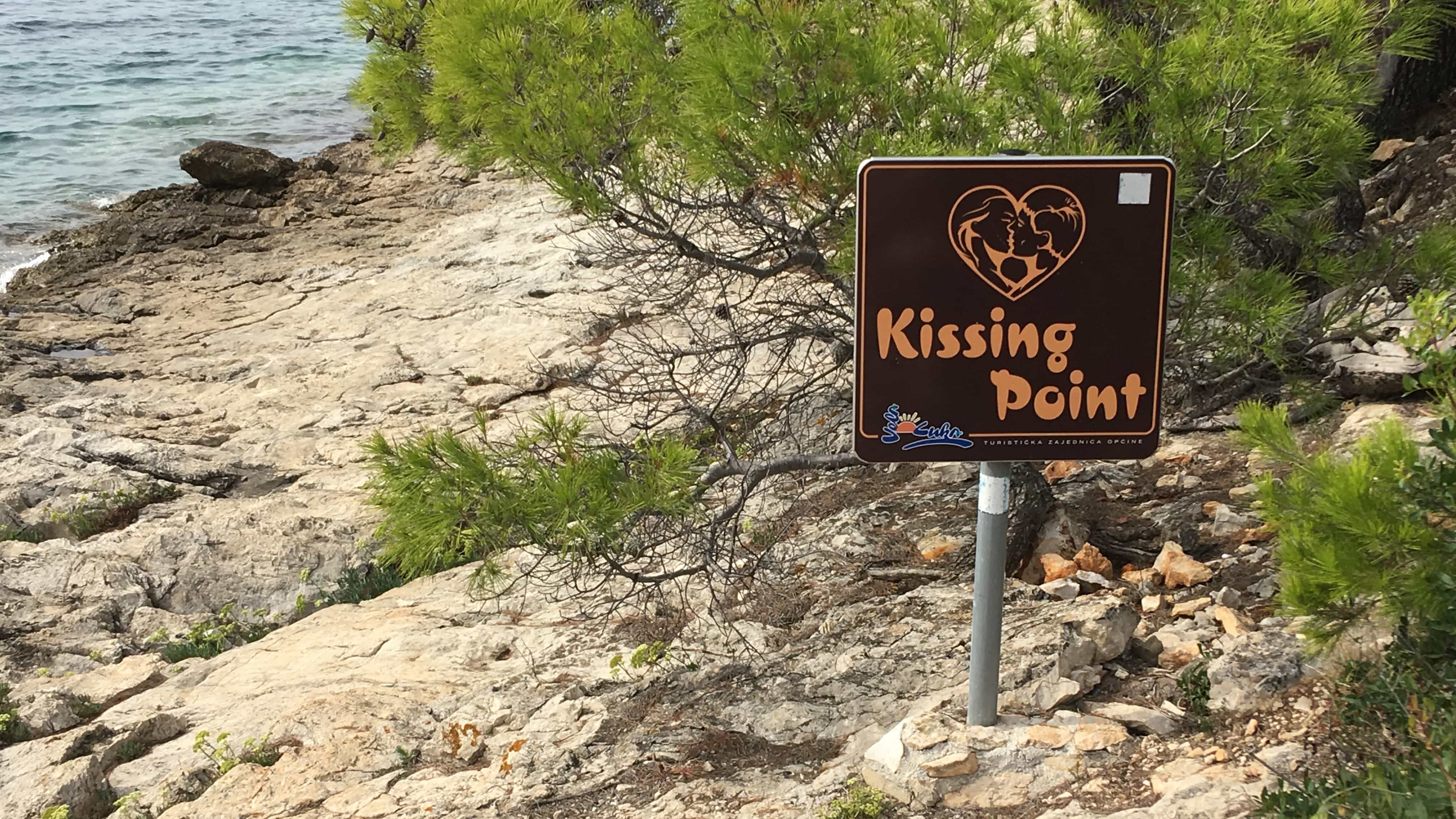 Kissing Point auf Korcula
