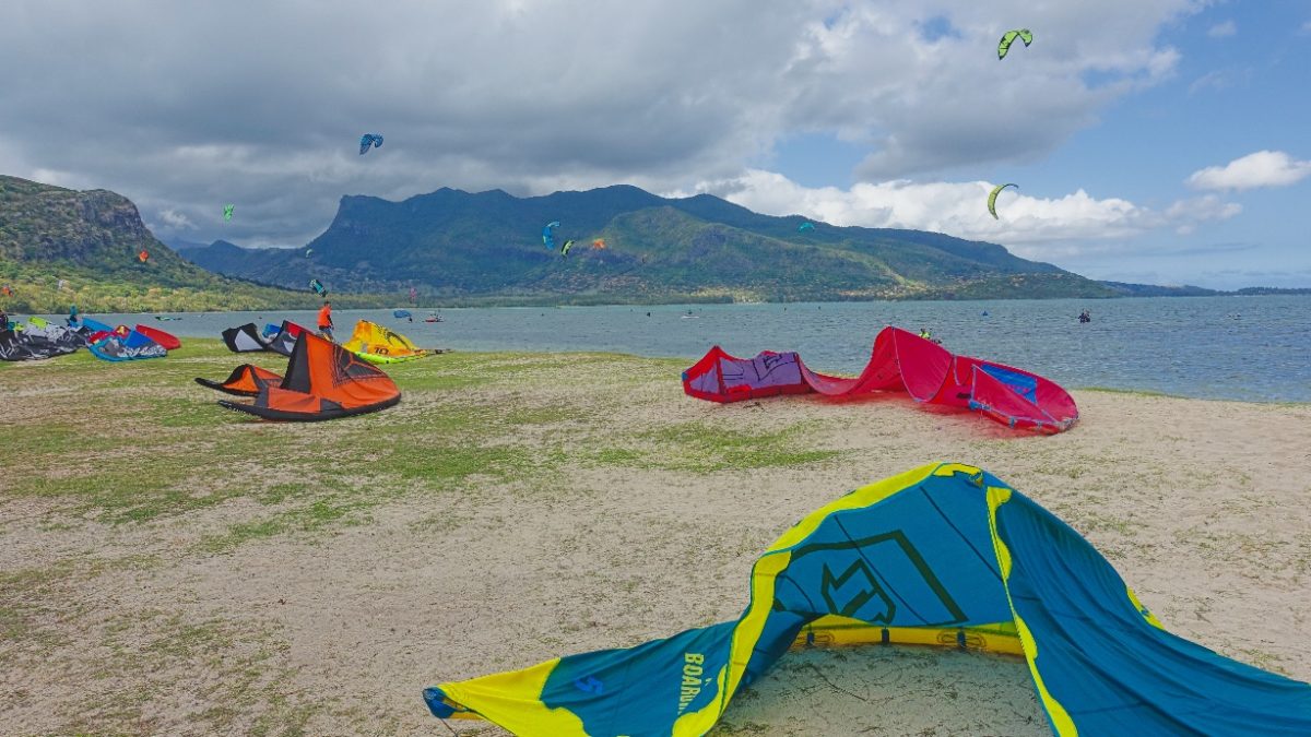 Kitesurfen in Le Morne auf Mauritius