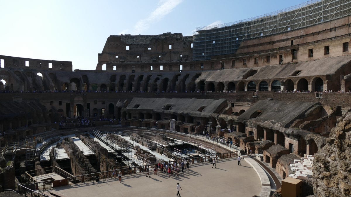 Arena das Kolosseum in Rom