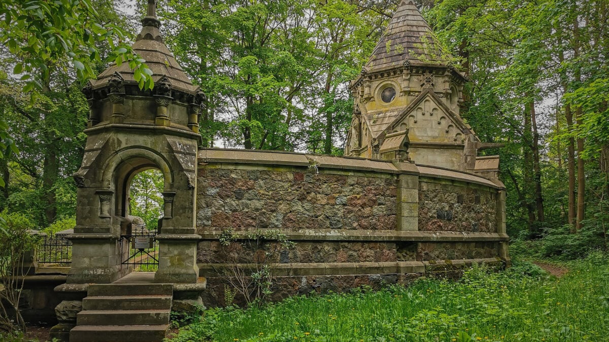 Der Löwentempel in Brandenburg liegt unweit von Schloss Boitzenburg