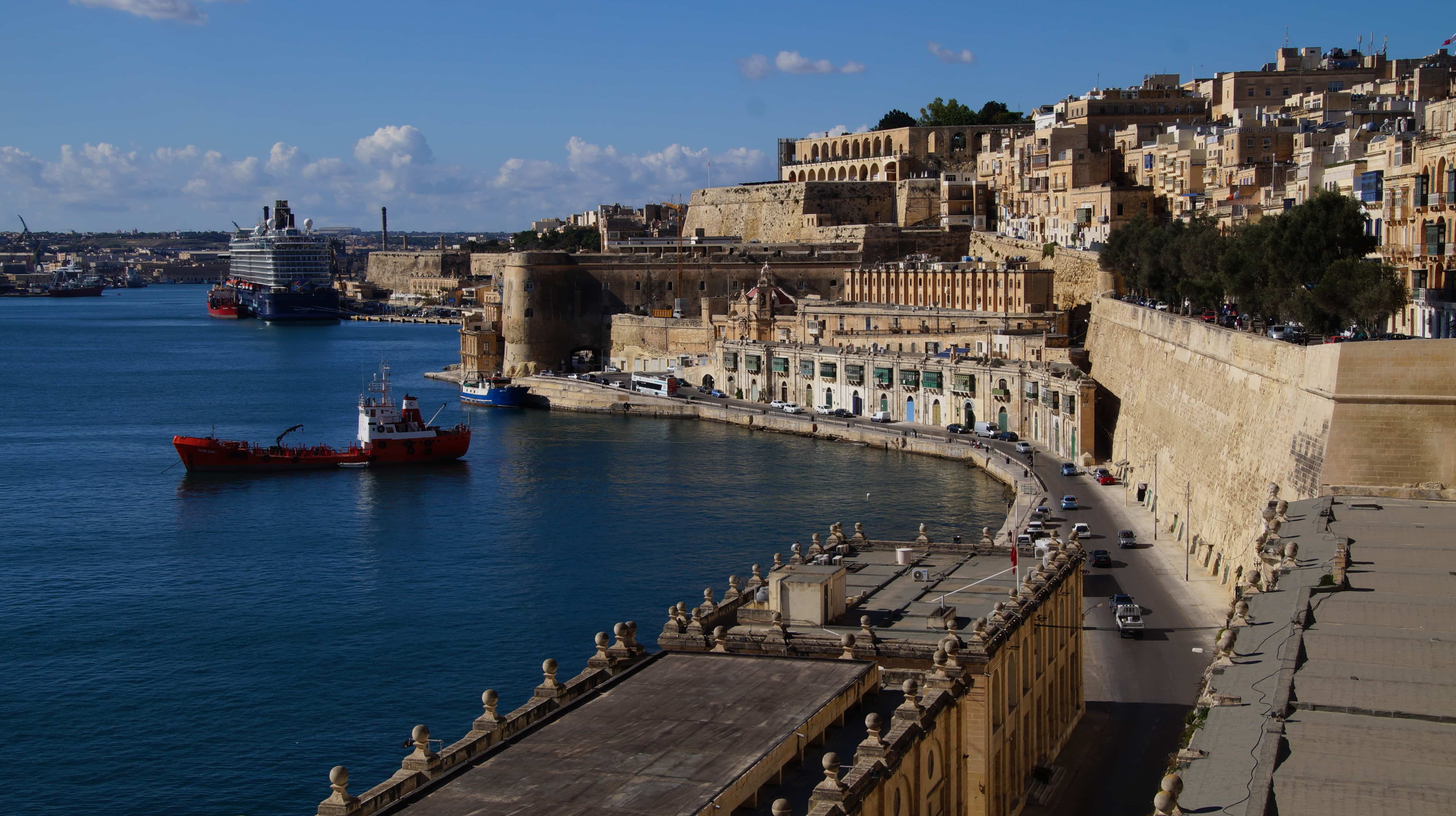 Valetta in Malta am Meer