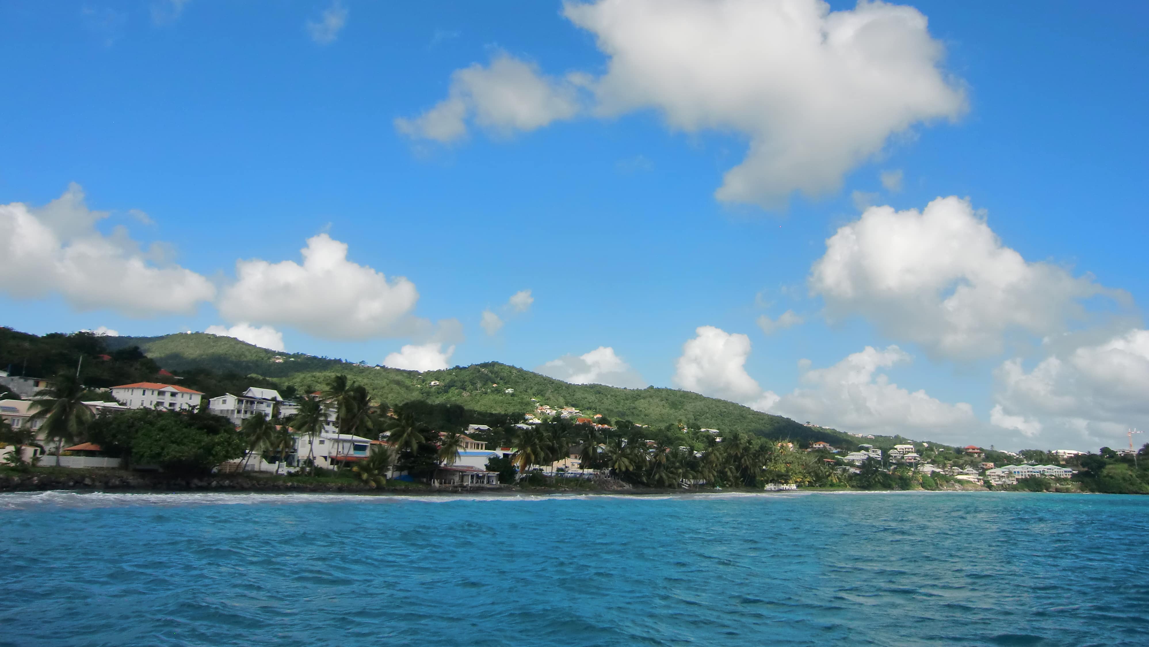 Die Küste vor Martinique