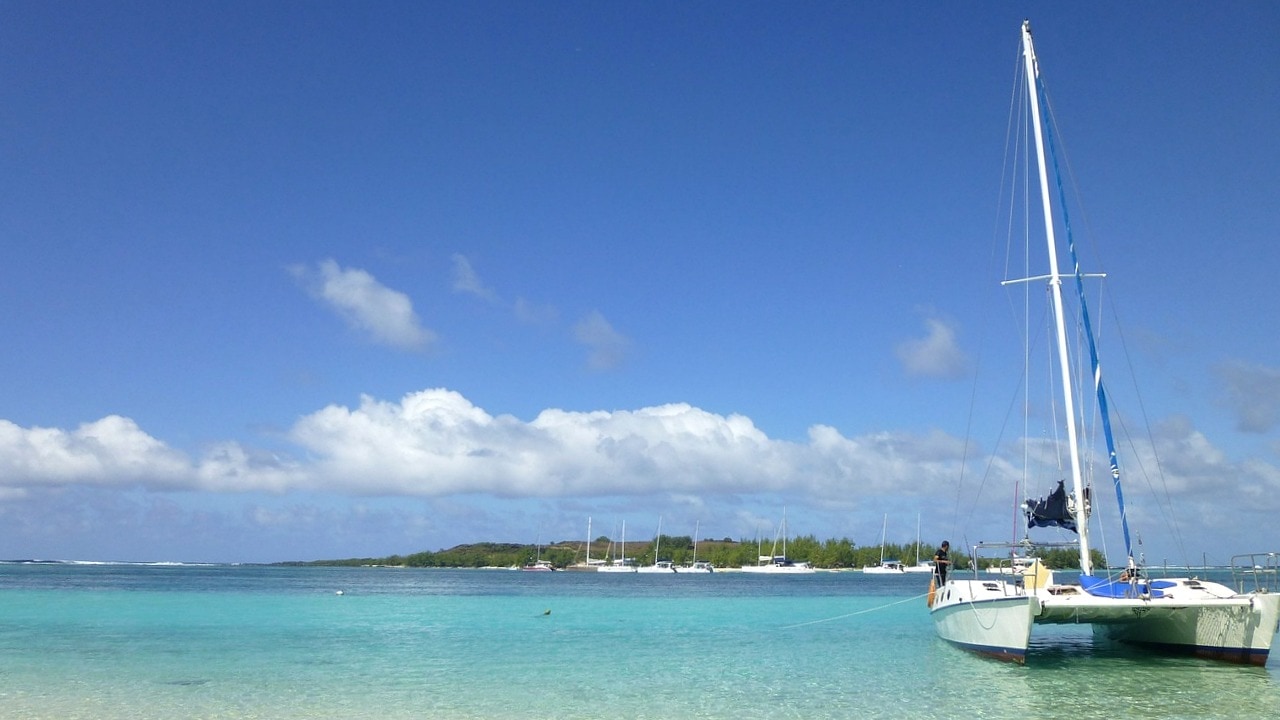 Catamaran auf Mauritius