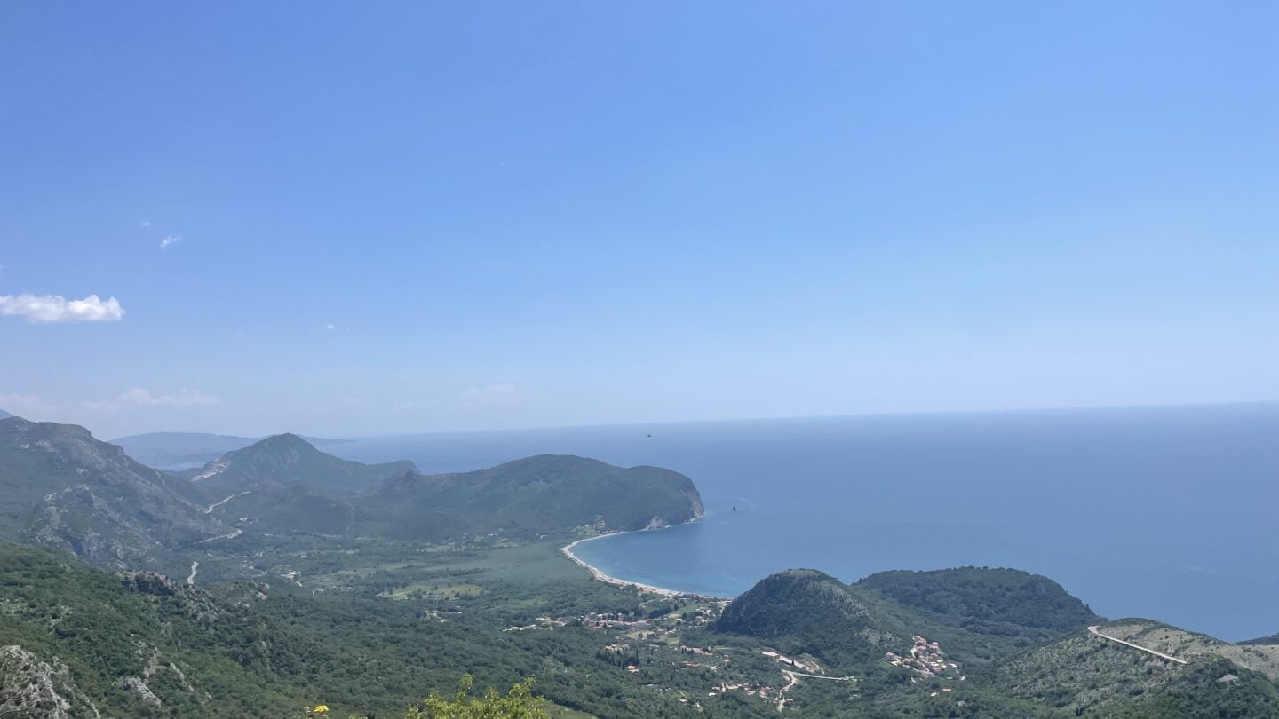 Bucht von Bujarica in Montenegro