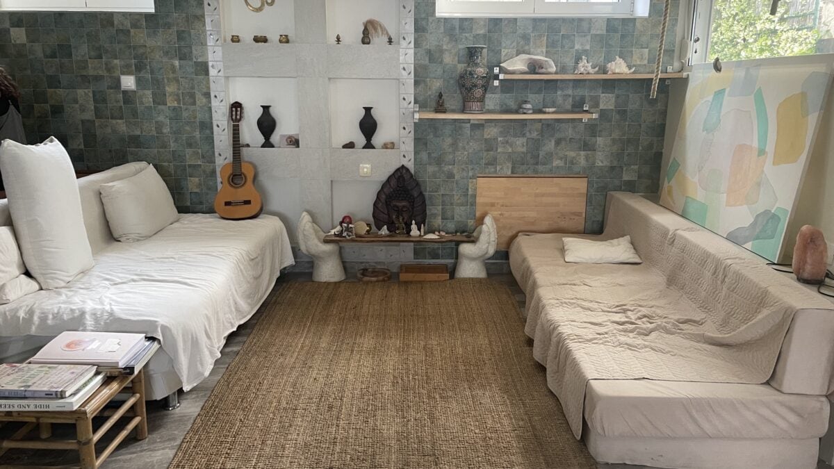 In der Mahakala-Lounge kann man die Seele baumeln lassen