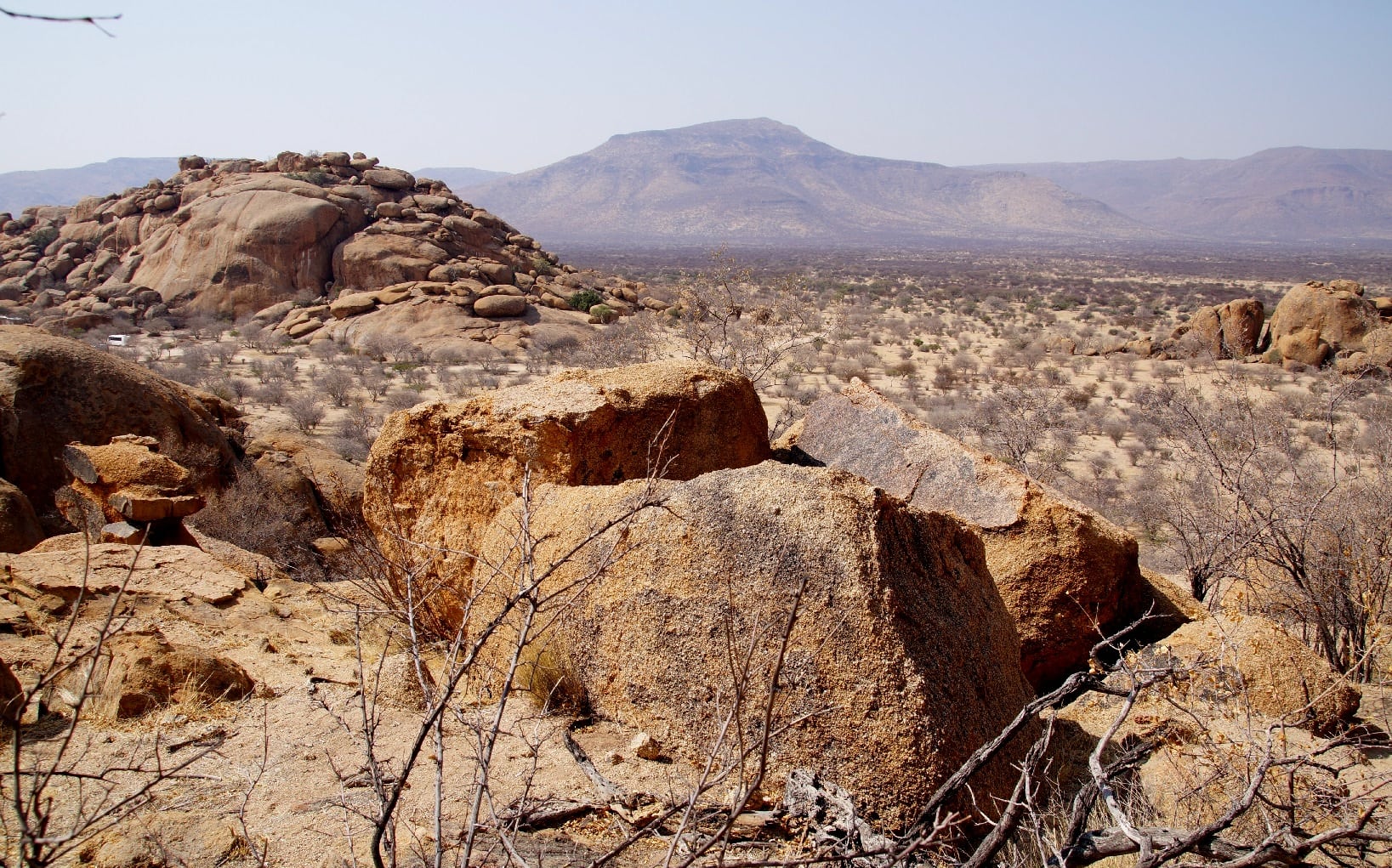 Das Erongogebirge in Namibia