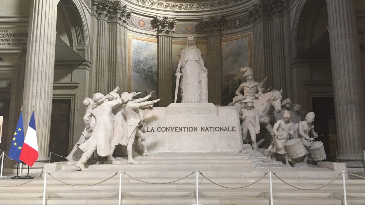 Das Innere im Pantheon von Paris