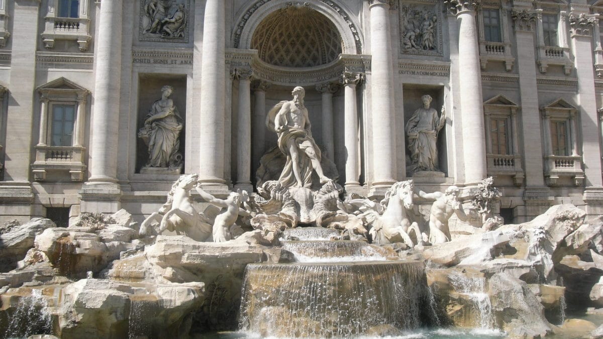 Der Trevibrunnen in Rom