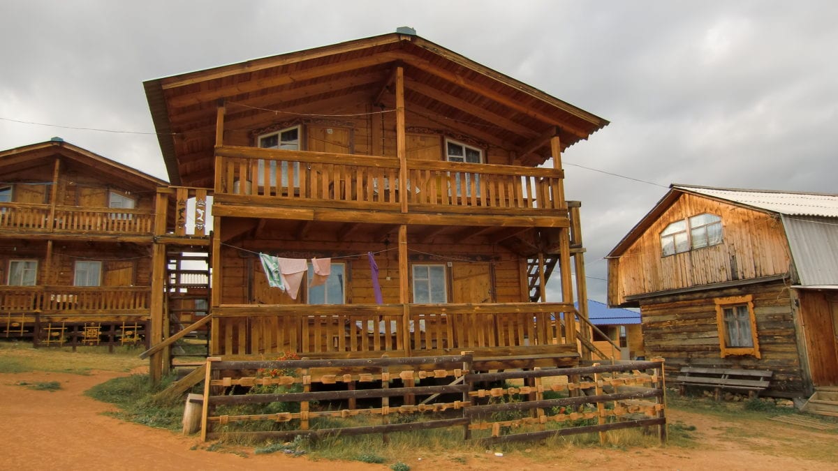 Das Sunny Hostel auf Olkhon Island im Baikalsee in Russland