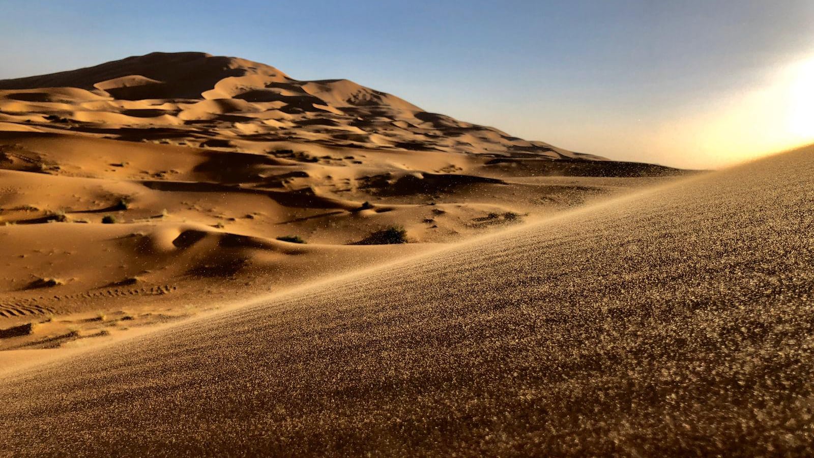 Sanddünen der Sahara Wüste