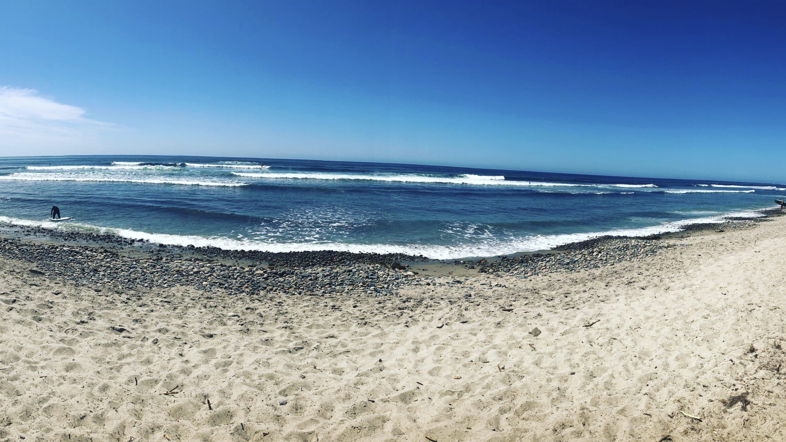 Das Meer am San Onofre State Beach