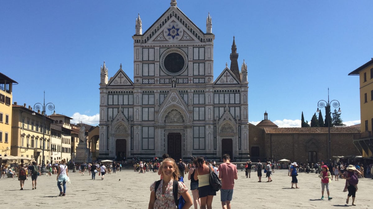 Kirchenplatz in Florenz