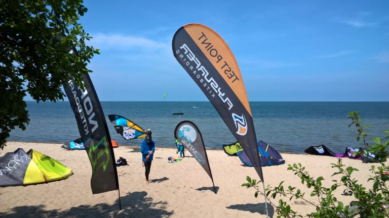 Boardway am Strand von Loissin