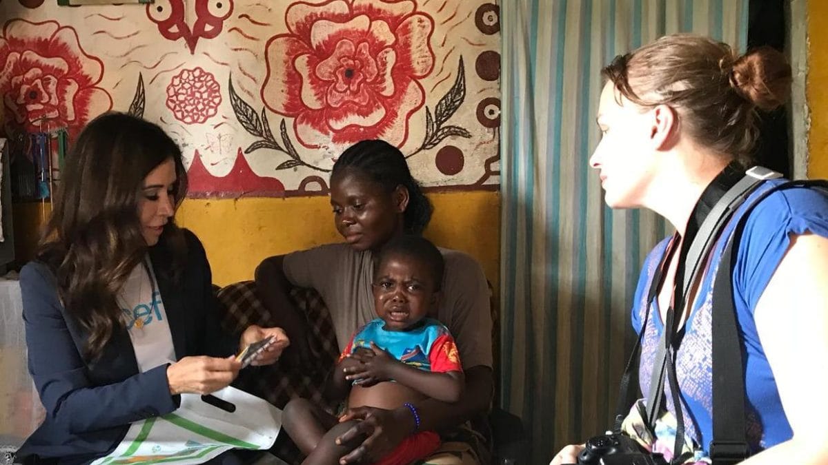 Susanne Stocker und Tessa Page von UNICEF im Kongo