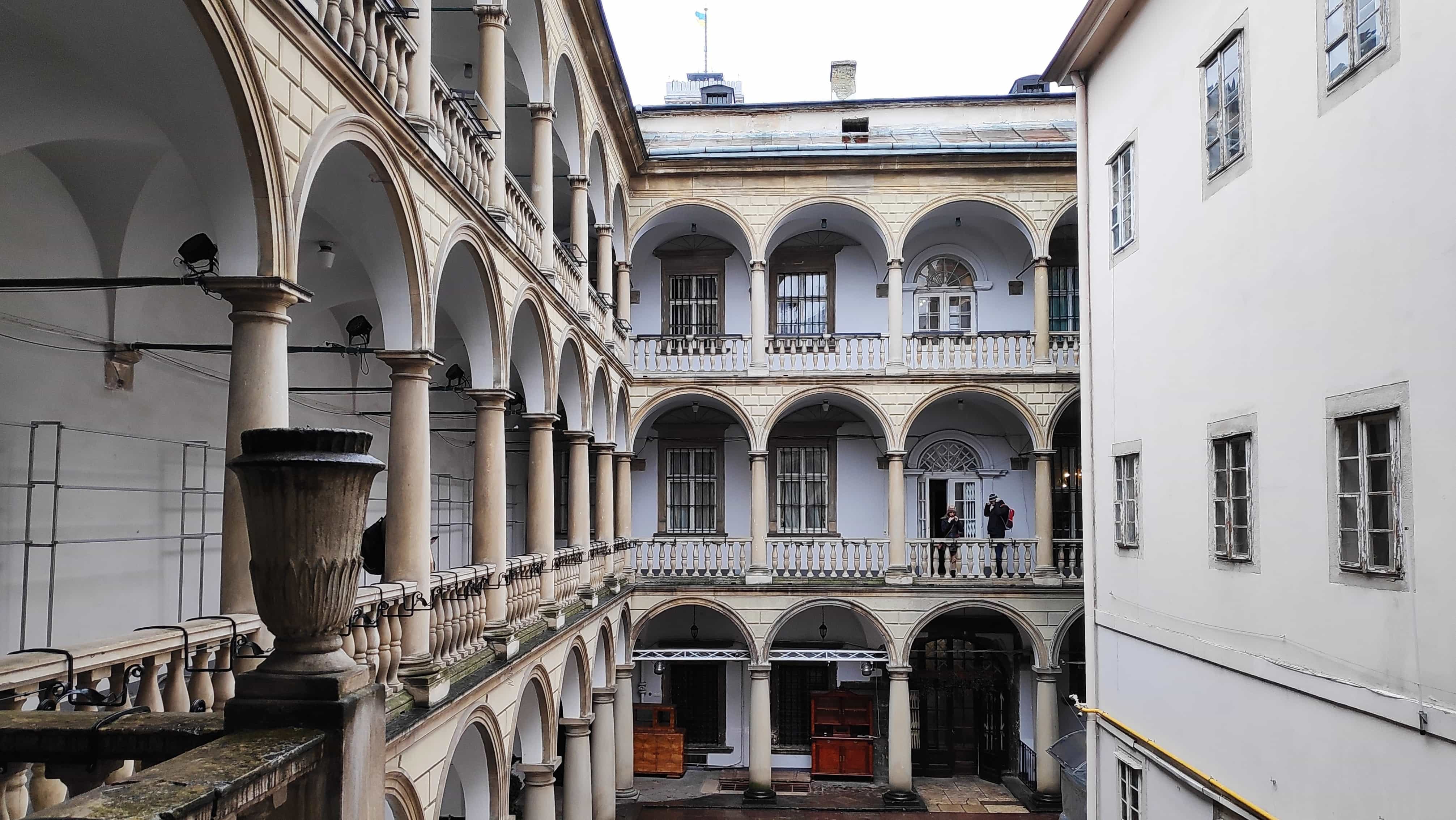 Historisches Gebäude in Lviv in der Ukraine