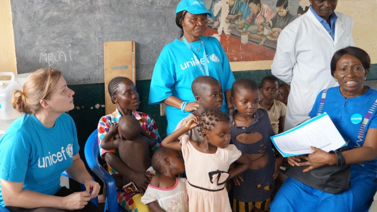 Susanne Stocker für UNICEF im Kongo