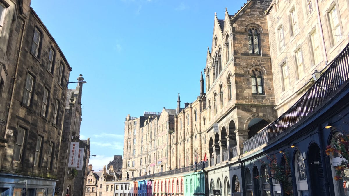 Victoria Street in Edinburgh