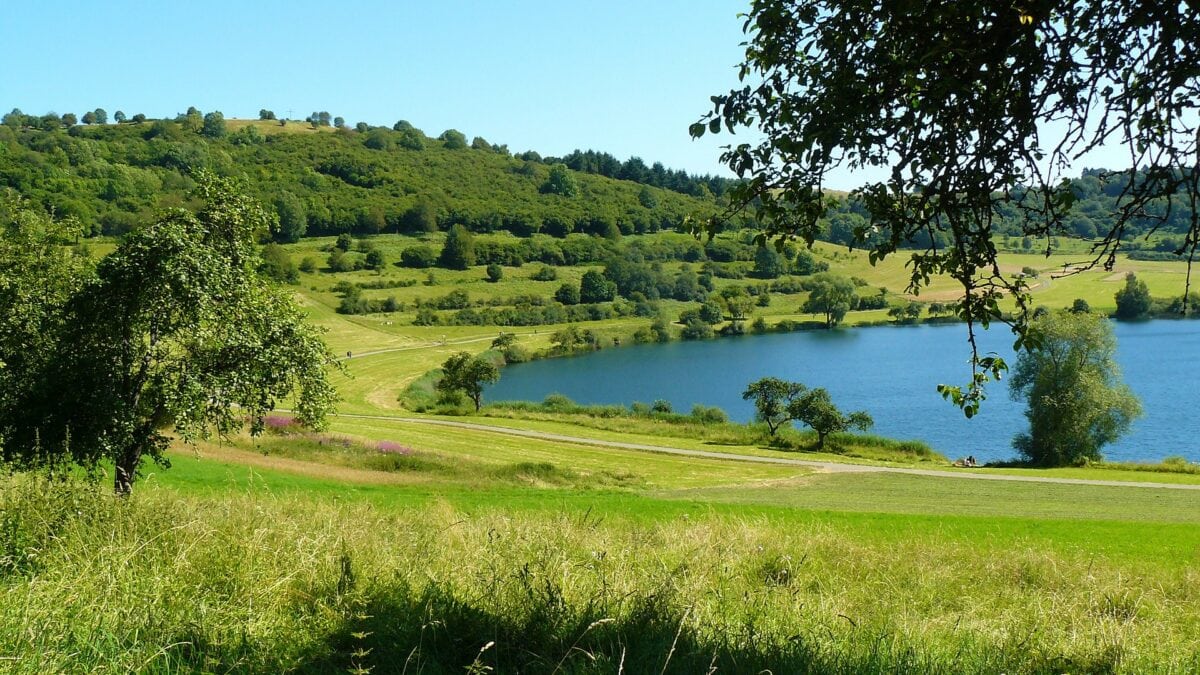 Wanderpfad in Rheinland-Pfalz in der Eifel an der Mosel