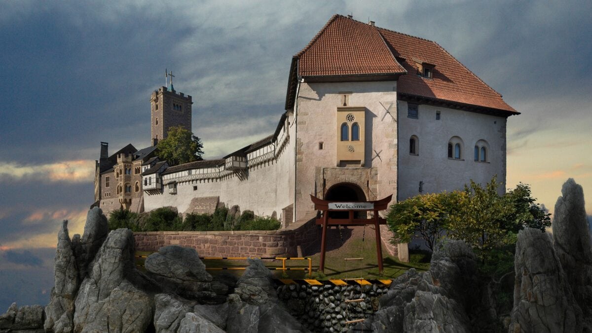 Die Wartburg in Eisenach ist ein bedeutendes Luther-Wahrzeichen