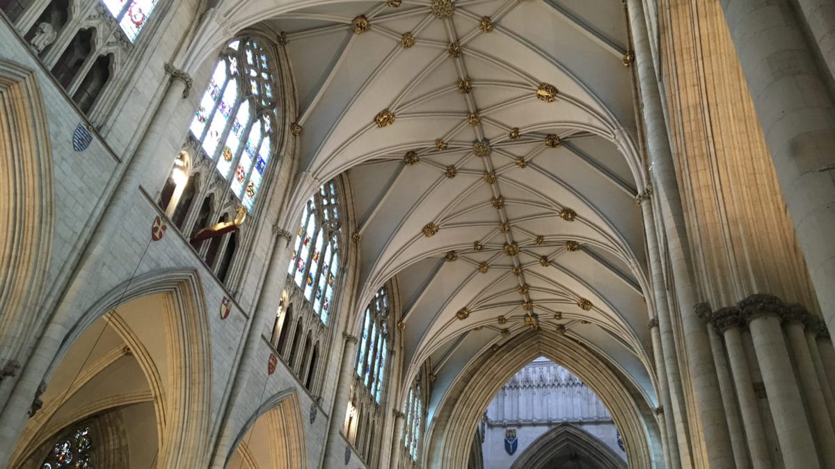 Deckengewölbe von York Minster